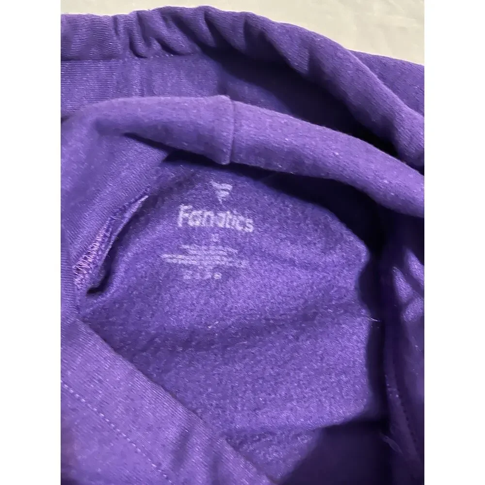 Clemson Tigers Fanatics Purple Hoodie Mens XL Tiger Paw Oversized Logo
